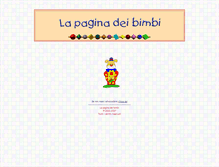 Tablet Screenshot of lapaginadeibimbi.com
